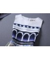 Brand New Printing Sleeveless Casual Dresses